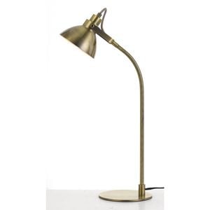 Telbix Gwen Contemporary Table Desk Lamp Light Metal Antique Brass