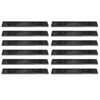 Trenton Bar Mat / Runner 610 X 83mm Black Rubber Set Of 12