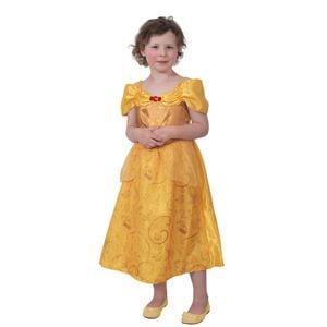 Disney Belle Filagree Costume Kids Dress Up Party Halloween Outfit Size 4-6y