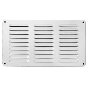Haron 300 x 150mm White Aluminium Pressed Wall Vent