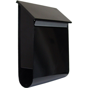 Sandleford Black Vault Wall Mounted Letterbox
