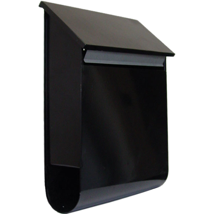 Sandleford Black Vault Wall Mounted Letterbox