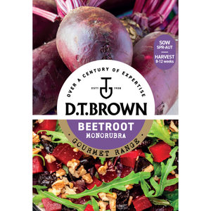 D.T. Brown Gourmet Beetroot Monorubra Seeds