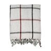 Bloomington Cotton Fringe Throw Checkered 127 x 154 + 7cm