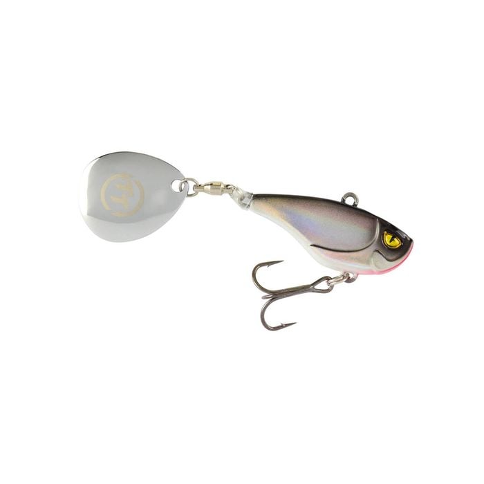 TT Lures Flashpoint+ 37mm Tail Spinner Vibe Lure - Ghost Minnow