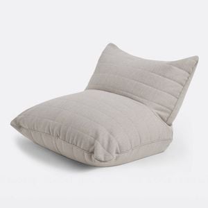 Cadence & Co. Linoire Quilted Beanbag Lounger Cover Sand Dune