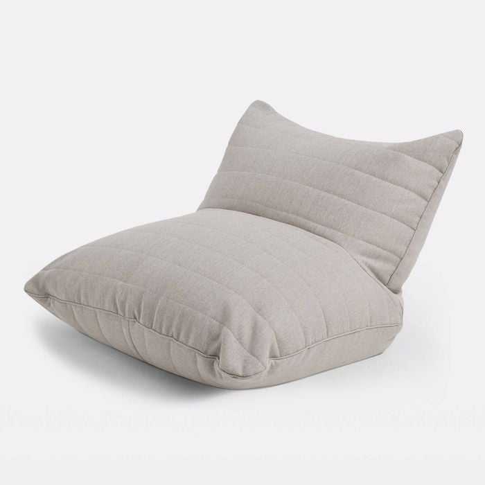 Cadence & Co. Linoire Quilted Beanbag Lounger Cover Sand Dune