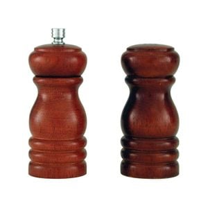 Wooden Salt And Pepper Shaker Set - 10cm