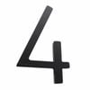 Sandleford 75mm Black Zone House Number 4