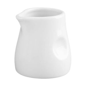 Olympia Milk Jugs Whiteware Dimpled 6 Pack 70ml Commercial Tableware