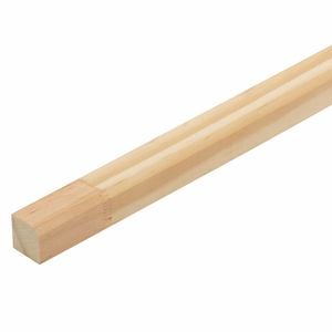 18 x 18mm 2.7m Untreated Finger Jointed Pine D4S Arris