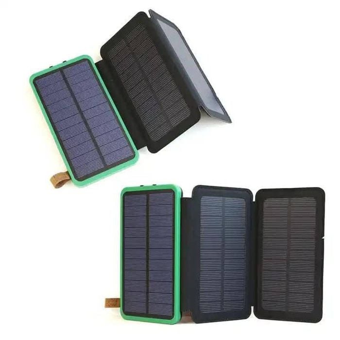 Wireless Power Bank With Solar Panel Recharging | Weatherproof Powerbank For Phones, Ipads Etc