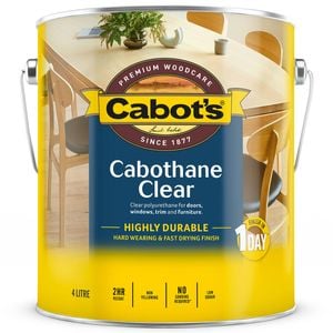 Cabot's 4L Matt Water Based Cabothane Clear Polyurethane