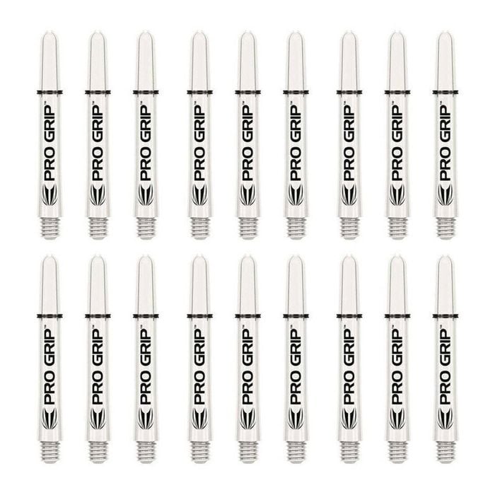 18pc Target Pro Grip Nylon Shaft/dart Stem Replacement Accessory Medium White