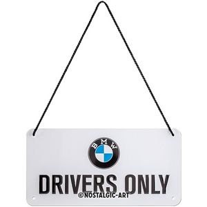 Nostalgic Art Metal 10x20cm Hanging Sign BMW Drivers Only