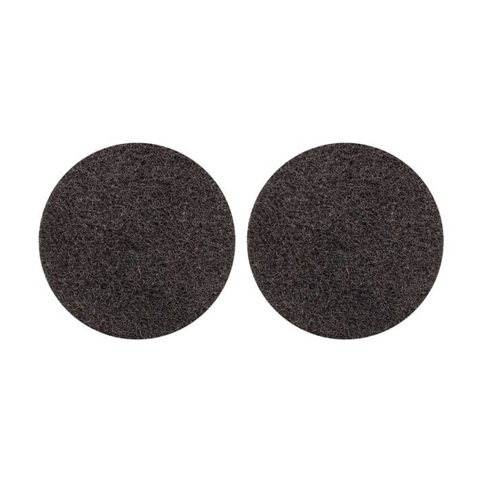 2pk Glomesh Regular Speed Stripping Machine Floor Pad Black 400mm