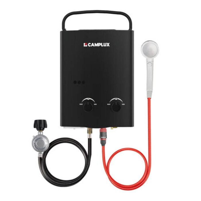 CAMPLUX Black 5L Portable Gas Water Systerm Outdoor