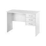 Maclaren Macey Computer Office Desk with Drawers  White