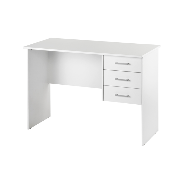 Maclaren Macey Computer Office Desk with Drawers  White