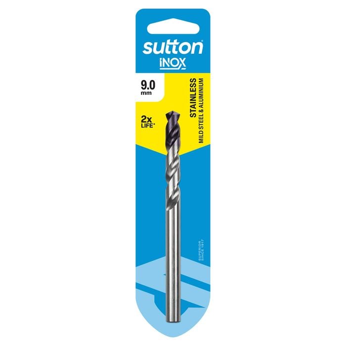Sutton Tools 9.0mm INOX Stainless Steel Jobber Drill Bit