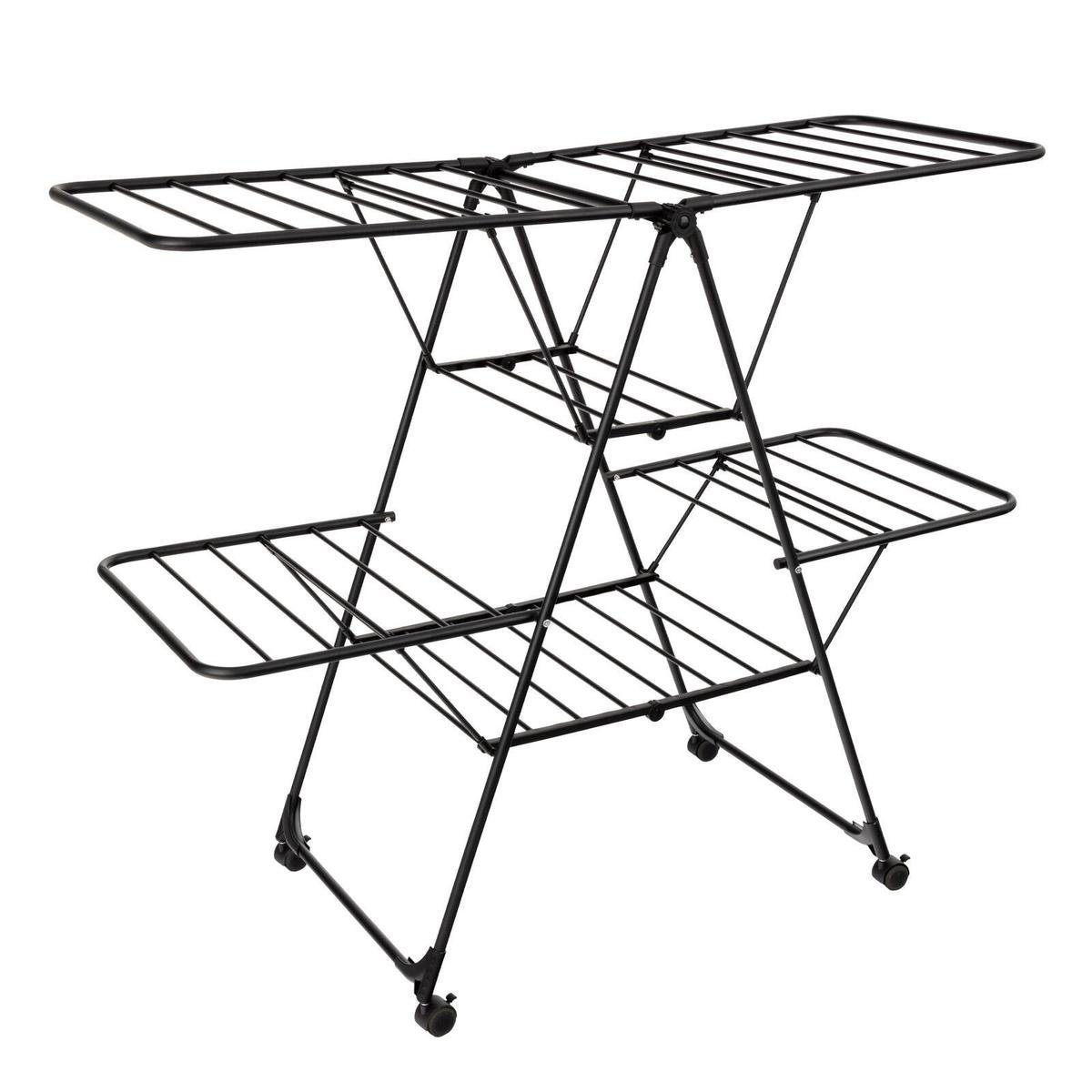 Hills Deluxe 2 Tier Airer Black - Bunnings New Zealand