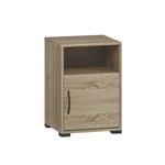 Practa Bedside Table Bundle - 1 Door - Oak