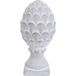 LVD Concrete Acorn Sculpture Medium Home Decor 9.5x20cm - White