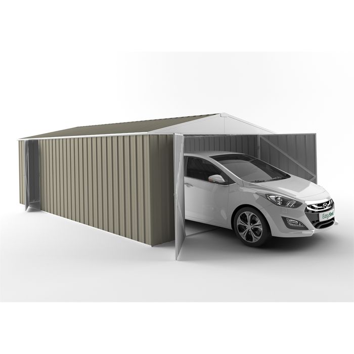 EnduraShed 7.5 x 3.75 x 2.48m Tall Garage Garden Shed - Stone