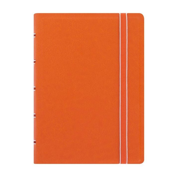 Filofax Pocket Classic Notebook Writing School Stationery Refillable Orange