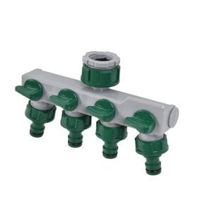 Garden Basics 4 Way Tap Adaptor Outlet