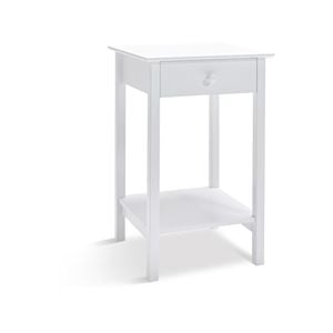 Franco Bedside Table White
