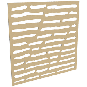 ProtectorAl 300 - 1200 x 300 - 1200mm Gold Matt / Gloss White Slate Unframed Composite Deco Panel