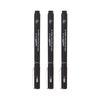 Uni-ball Pin Fineliner Pen Black (Wallet of 3) (0.1mm)