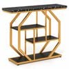 Costway Console Table 4-tier Modern Entryway Storage Shelves