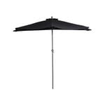 Hartman Black Half Round Umbrella