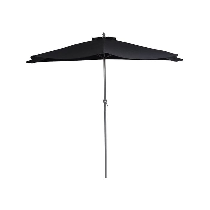 Hartman Black Half Round Umbrella