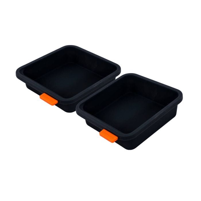 Bakemaster Set Of 2 Divider Trays 13x13x3.5cm