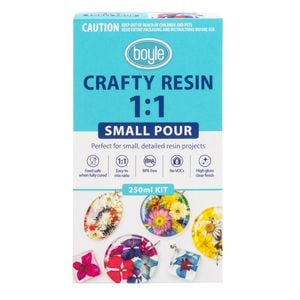Boyle Crafty Resin 250ml (125ml+125ml) Kit