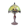 G&g Benita Small Tiffany Table Lamp Jade