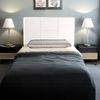 Palermo PU Leather Single Headboard in White