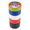 DETA 20m 18mm Assorted Flame Retardant PVC Tape - 10 Pack