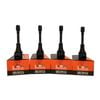4-Pack SWAN Ignition Coil for Nissan Micra 2010-2017 (1.5L)