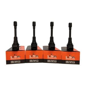 4-Pack SWAN Ignition Coil for Nissan Micra 2010-2017 (1.5L)