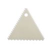 Schneider Three Sided Cream Scraper Polypropylene Patterned Edge 105mm
