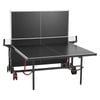 VEVOR Ping Pong Table Tennis Black Foldable for Game Indoor Outdoor with Net