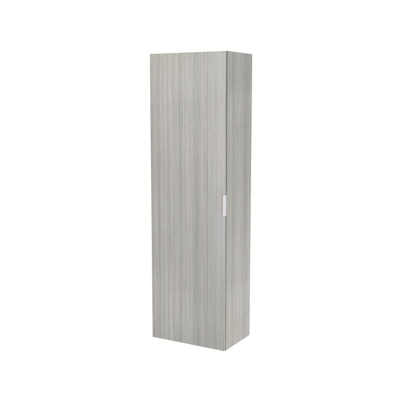 Lugna 2048 x 600 x 380mm Mist 3 Shelf 3 Drawers Left Hinged Door Storage Cabinet
