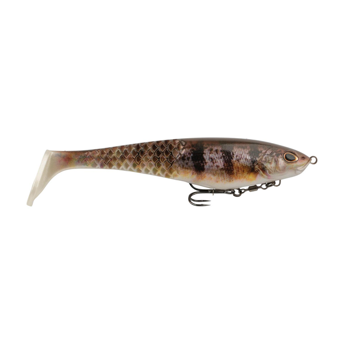 Berkley Powerbait Cullshad 6" Rigged Soft Plastic Fishing Lure HD Yellow Perch