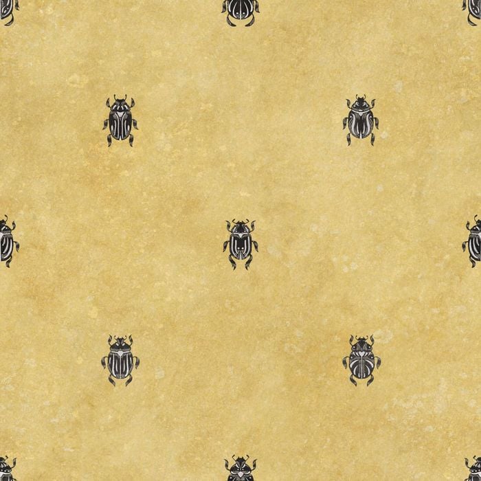 Wallpaper Trader Audrey Wallpaper Roll 10.05m X 53cm, Yellow