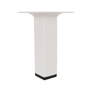 Adoored 25 x 100m White Square Metal Furniture Leg