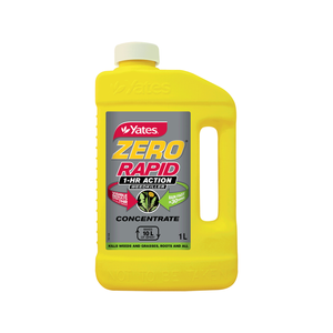 Yates 1L Zero Rapid 1 Hour Action Weedkiller Concentrate